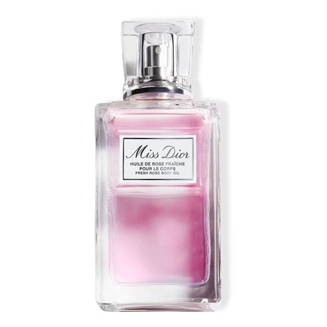 miss dior huile de rose fraiche